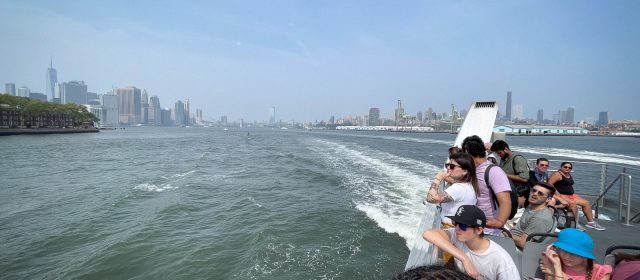 Governors Island and Rain in Manhattan